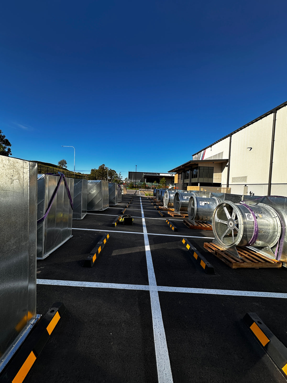 Warehouse Duct Installation